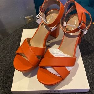 Block heel Platform dress sandals